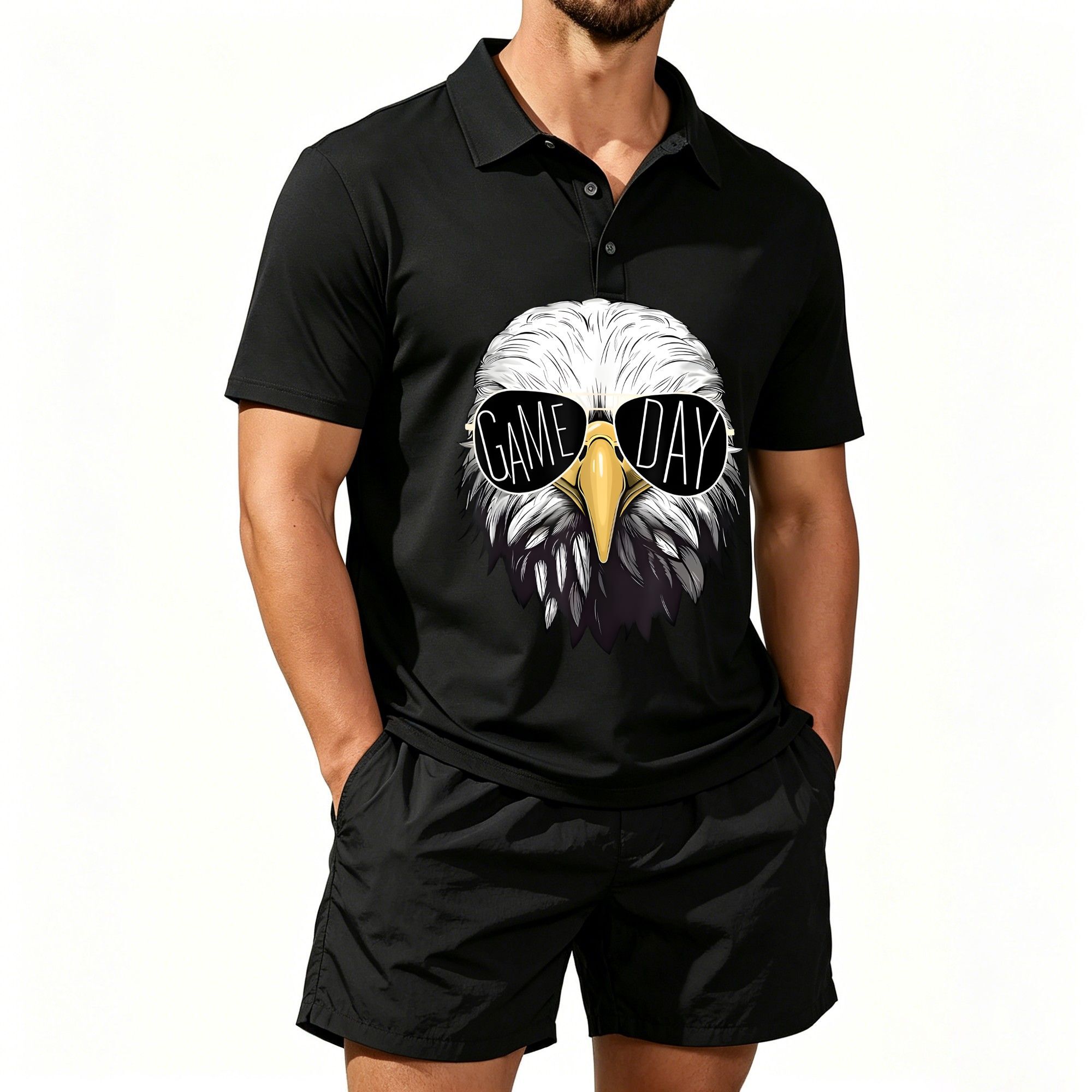 Event & Party Supply - Conjunto de Camiseta Polo y Pantalones