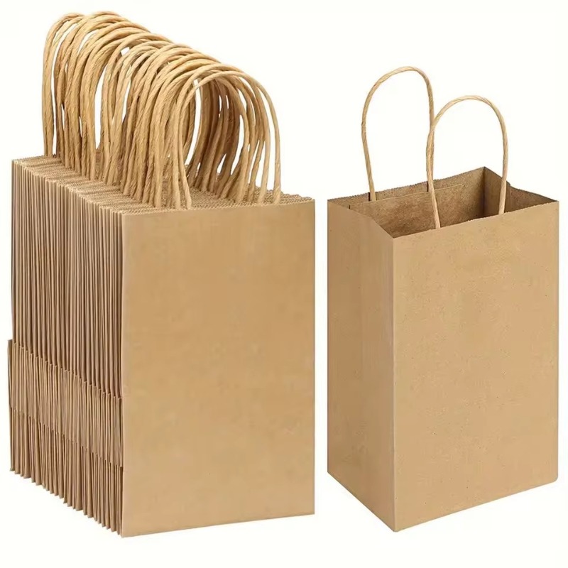 Event Party Shop - Bolsas de papel Kraft marrón con