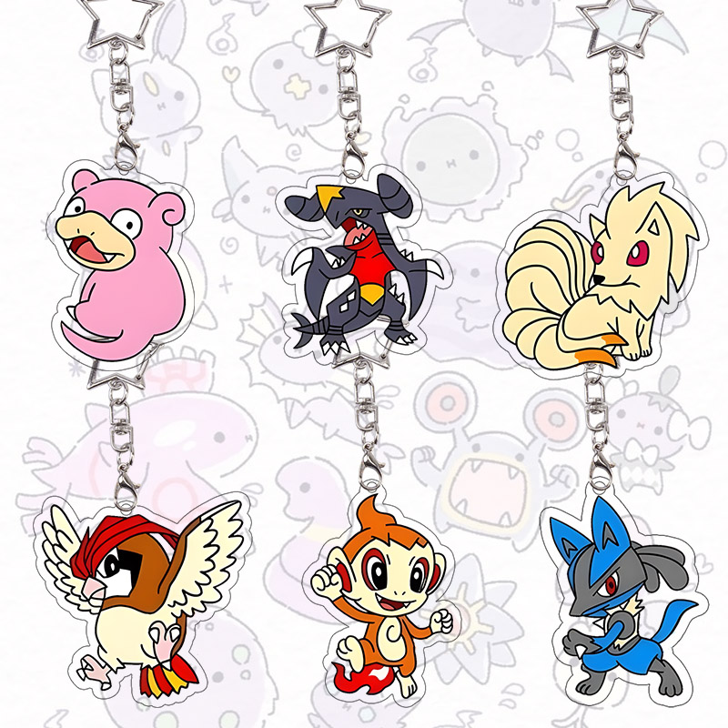 Event Supplies - Llavero de acrílico Slowpoke Garchomp, colgante