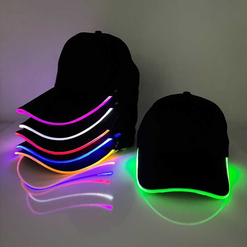 Event Party Dj - Sombrero de béisbol brillante con luz
