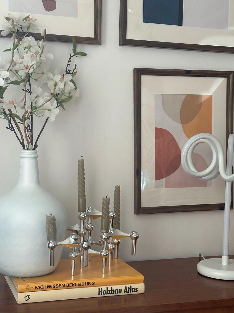 Candelabro de Metal con estruc - Centerpiece Stick reseña y precio