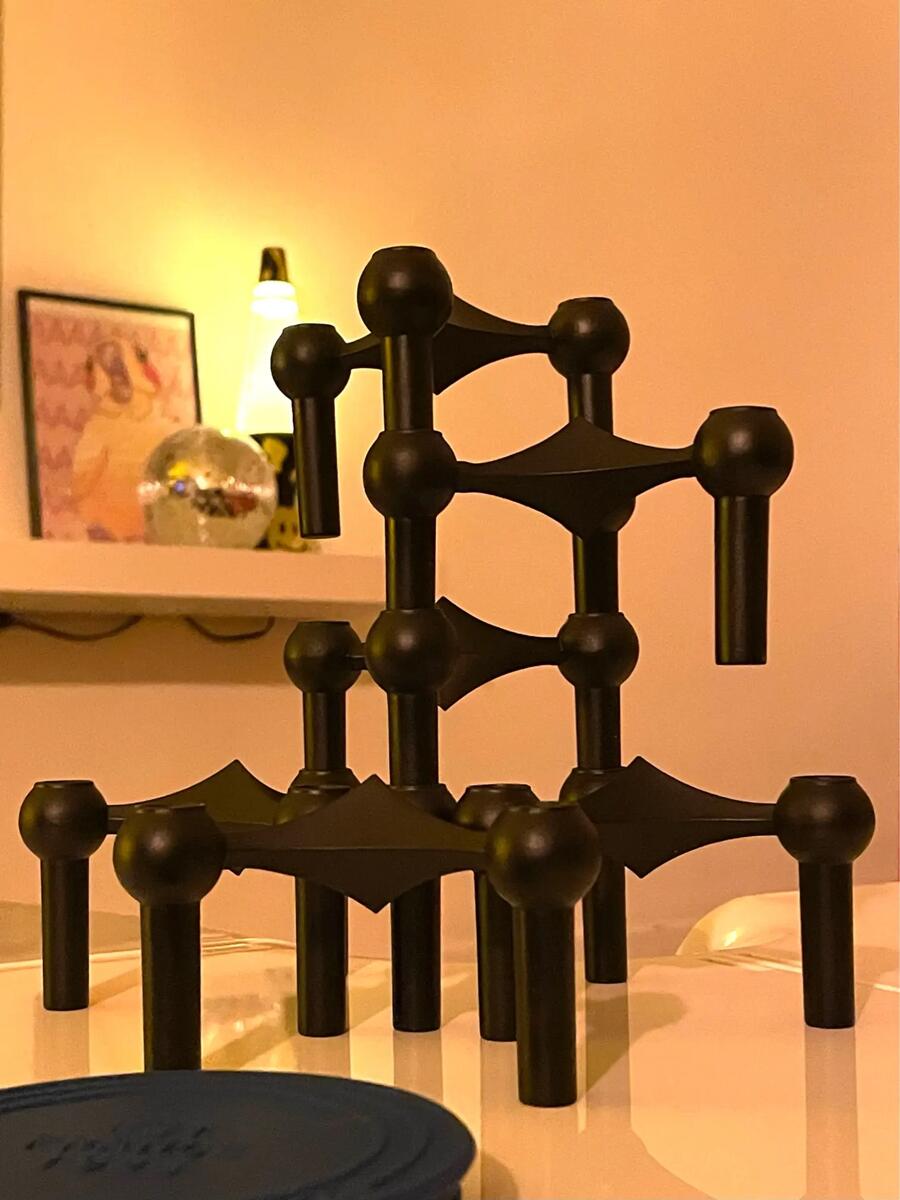 Candelabro de Metal con estruc - Centerpiece Stick reseña y precio