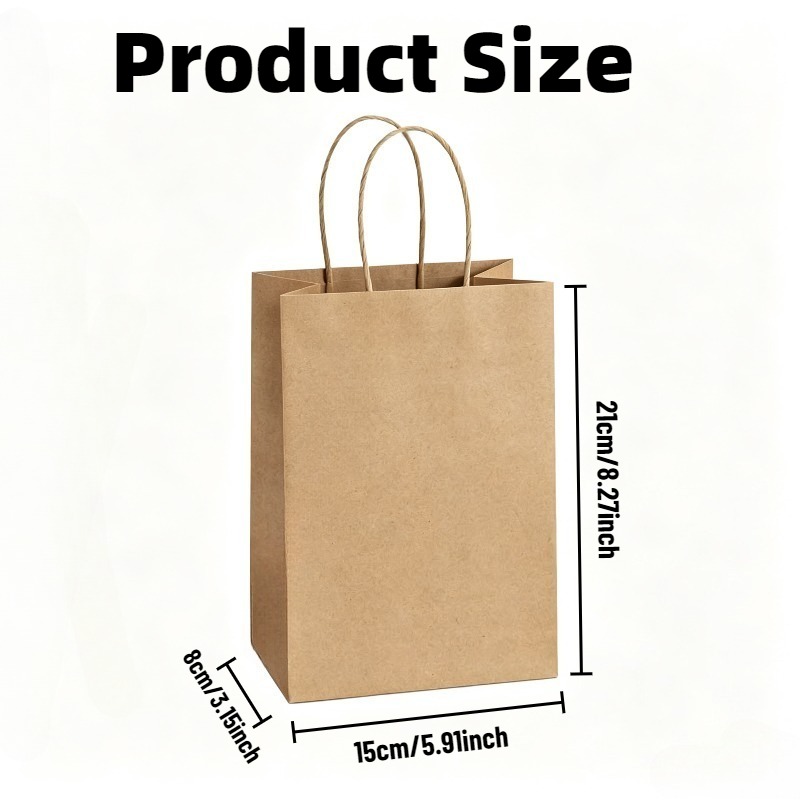 Bolsas de papel Kraft marrón c - Event Party Shop reseña y precio
