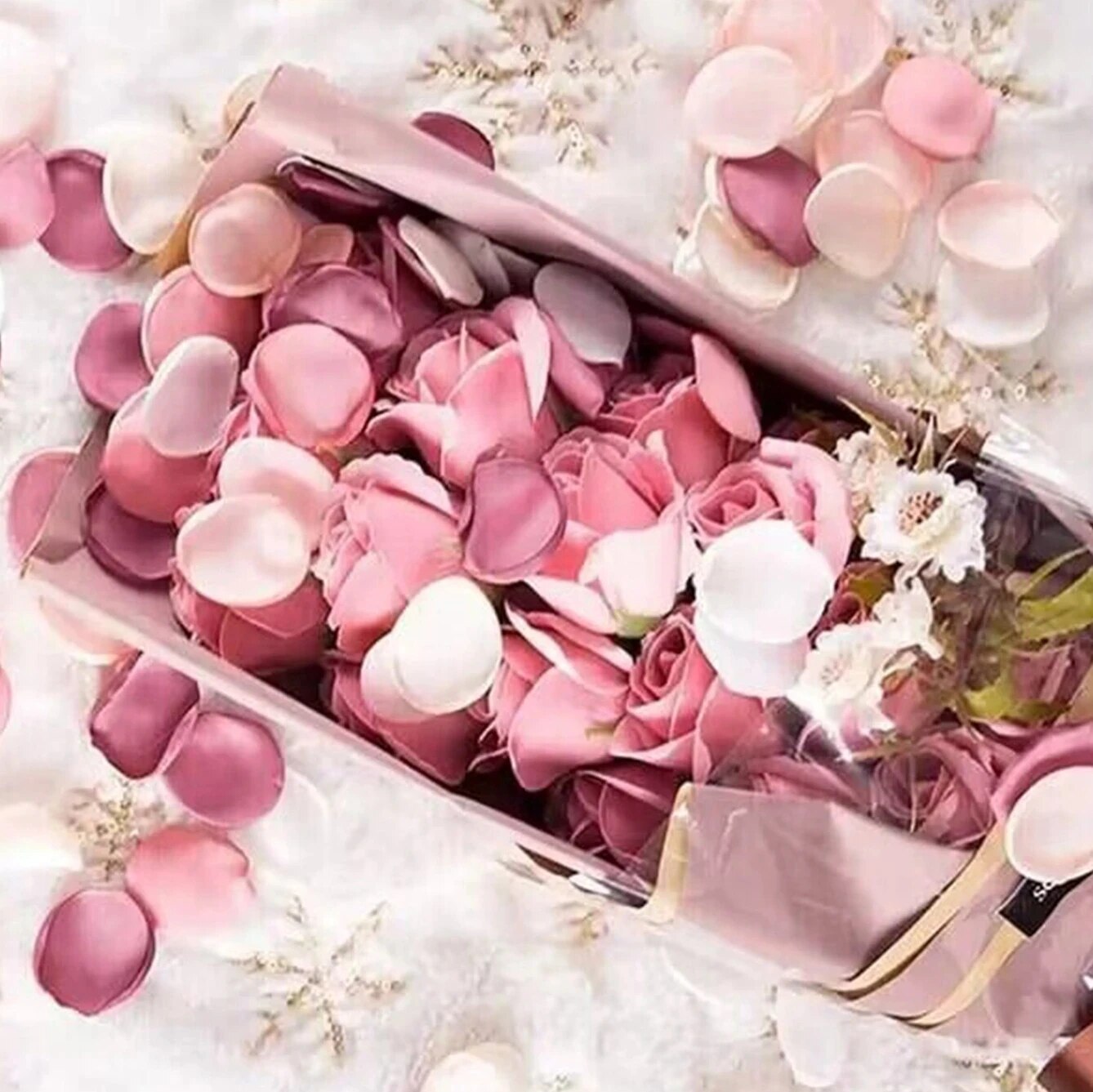 100 Uds. Pétalos de rosa de fl - Confetti Cannon Tube reseña y precio
