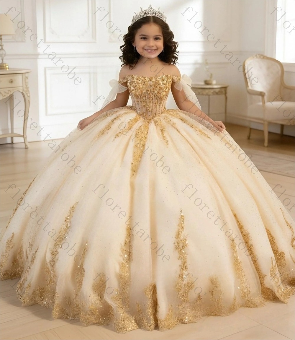 Vestido de niña de las flores  - Birthday Sash Glitter reseña y precio