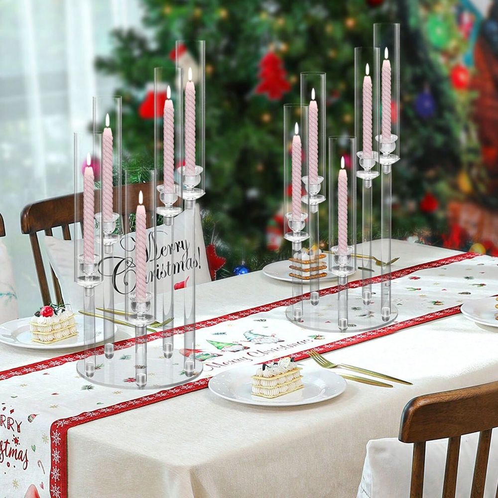 Candelabro de Acrílico de 5 Br - Centerpiece Stick reseña y precio