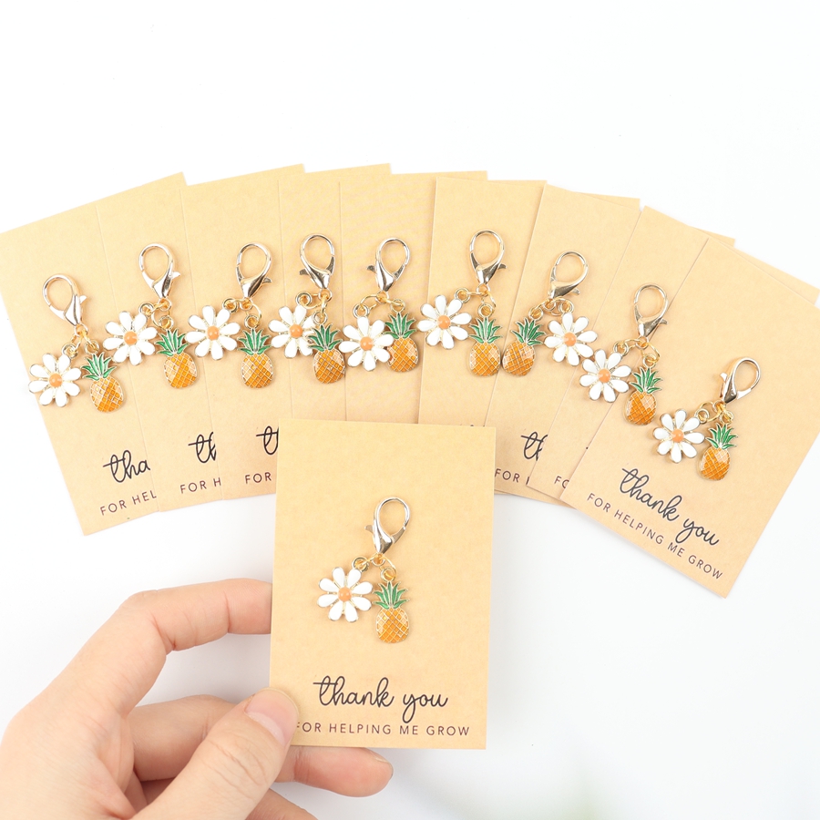10 mini llaveros de piña, con  - Event Party reseña y precio