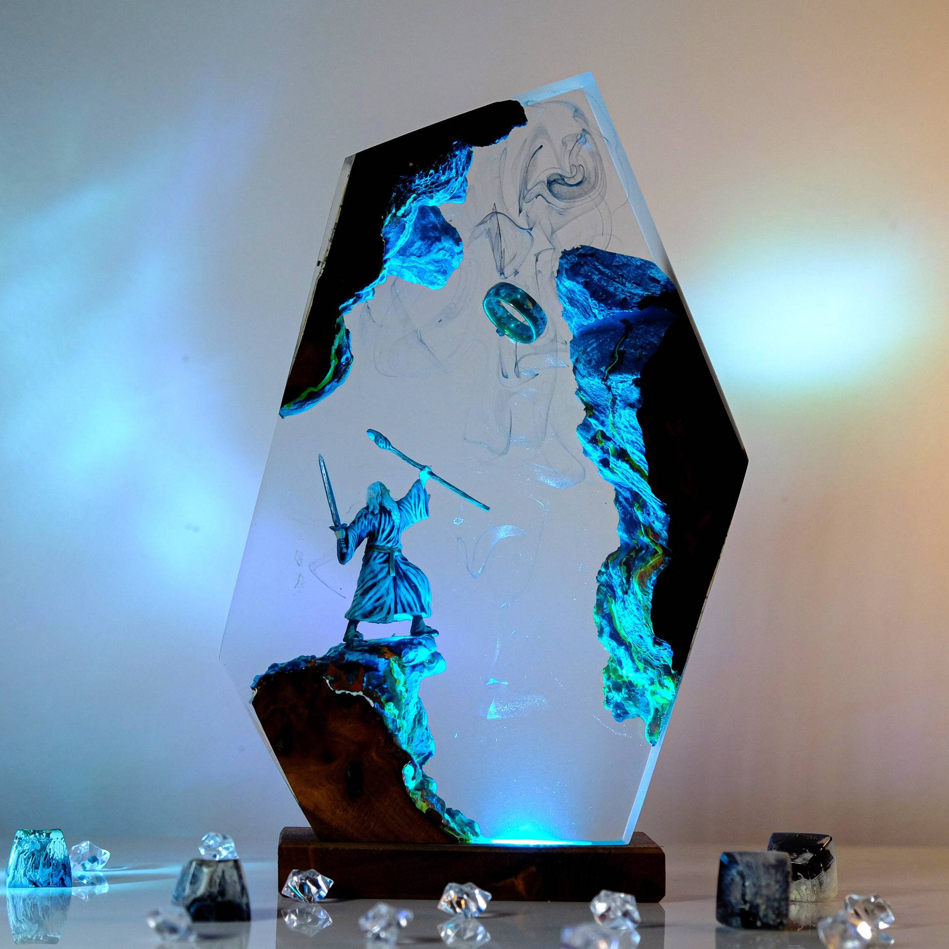 Lámpara de Resina con Figura d - Eve Party reseña y precio