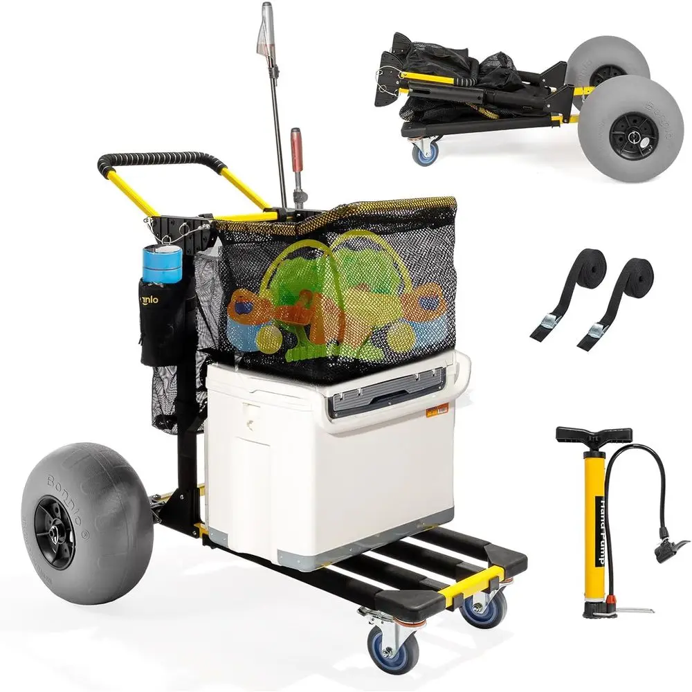 Carrito de Playa Versátil con  - Balloon Pump Hand reseña y precio