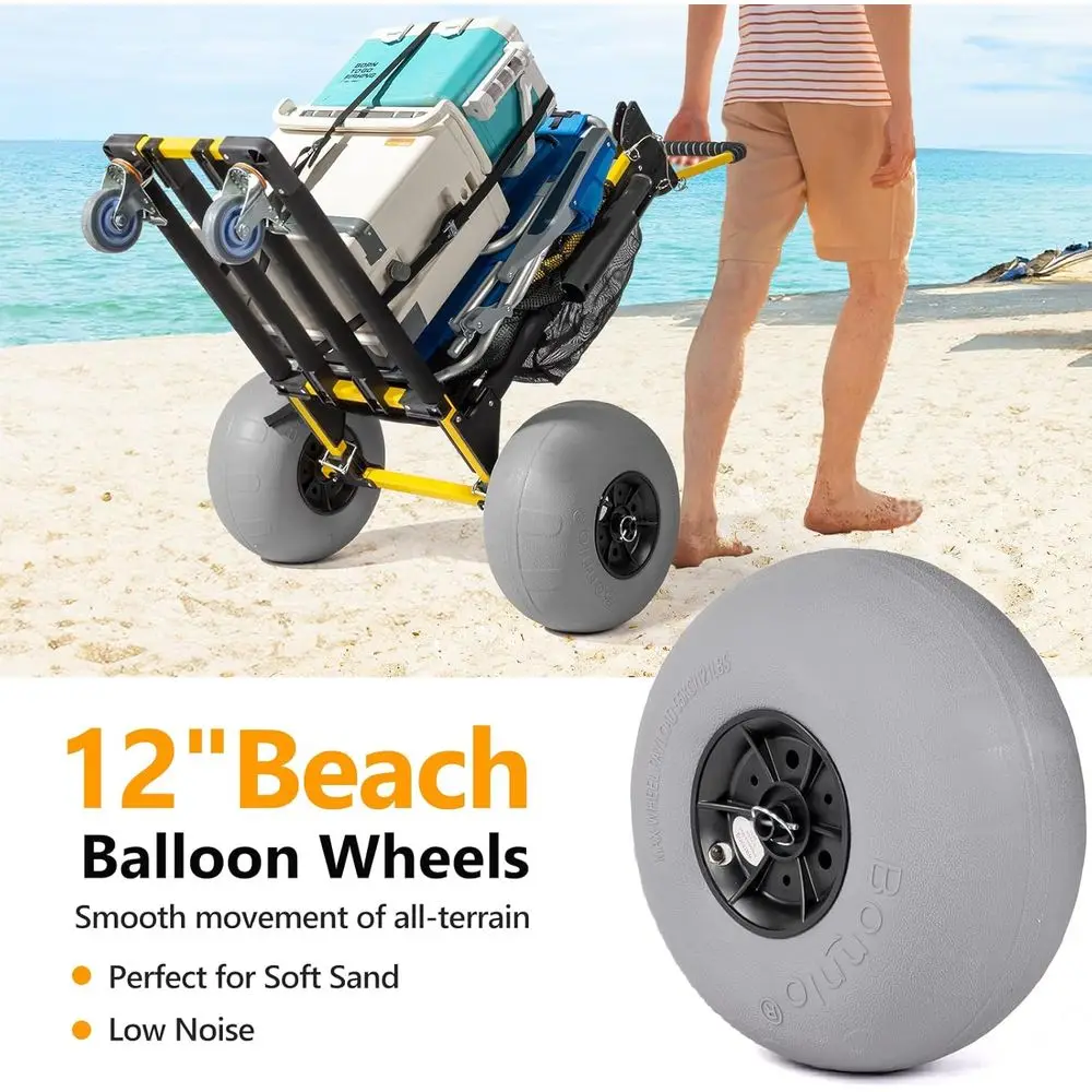 Carrito de Playa Versátil con  - Balloon Pump Hand reseña y precio