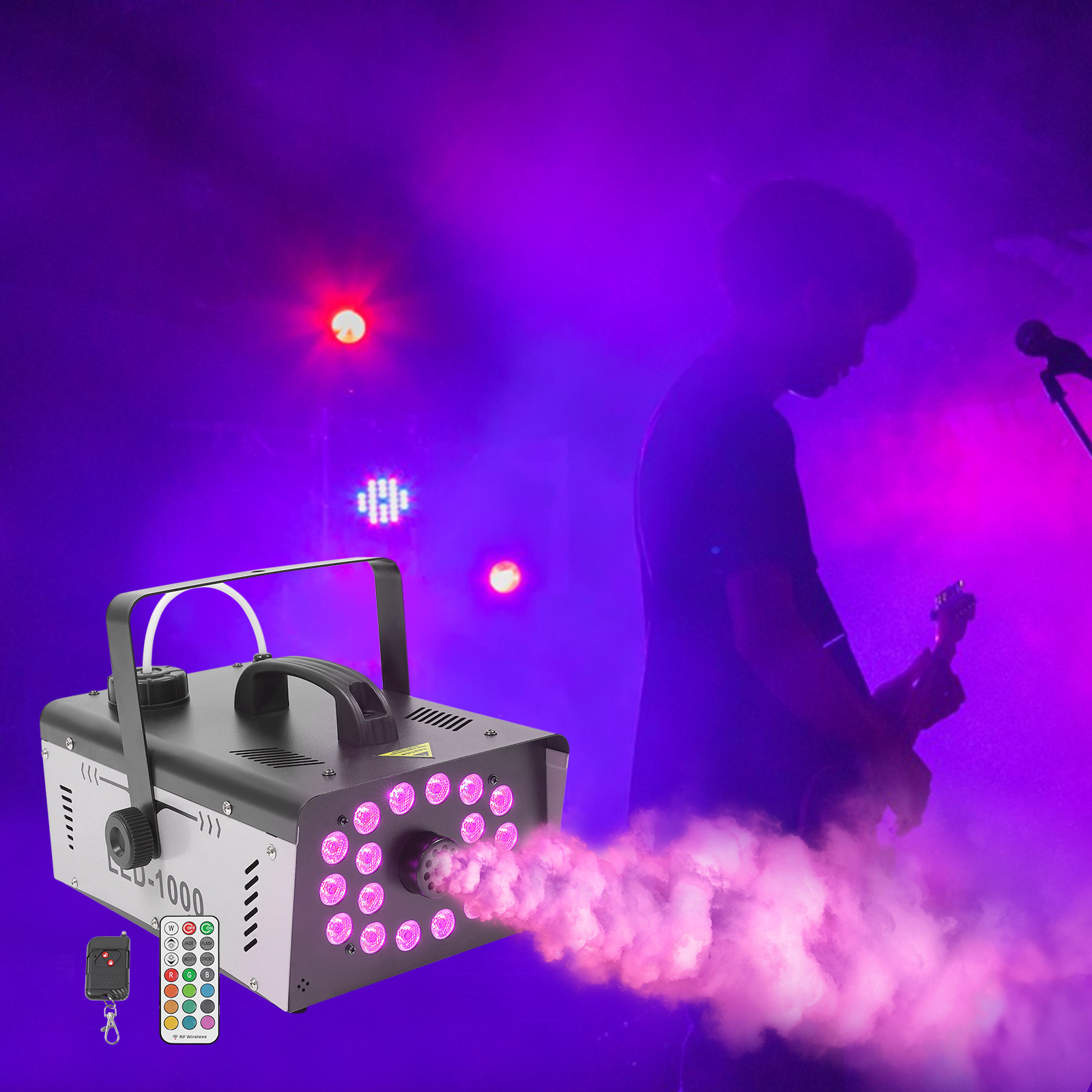 Máquina de Humo de 1000W con 1 - Event Party Dj reseña y precio