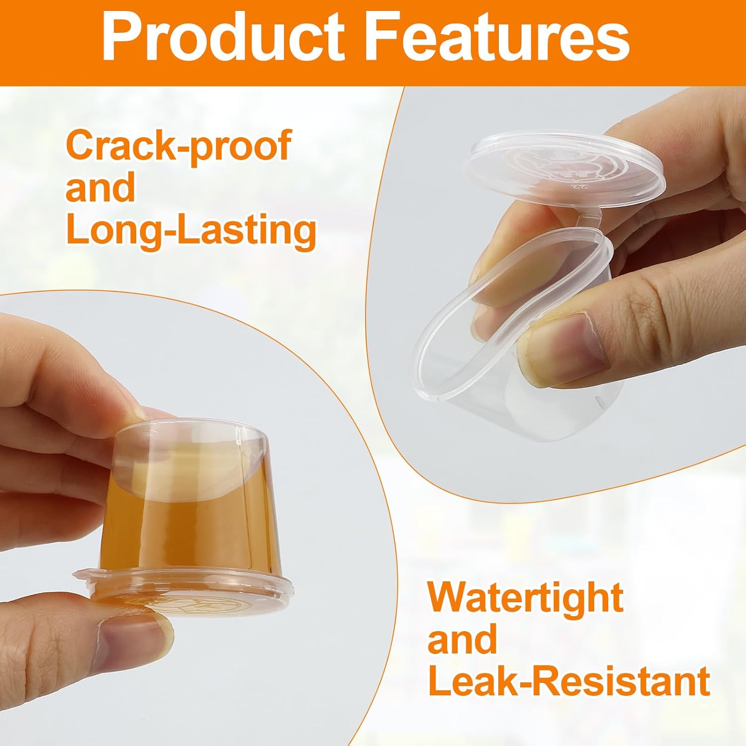Vasos de plástico transparente - Plastic Cup 50Pcs reseña y precio