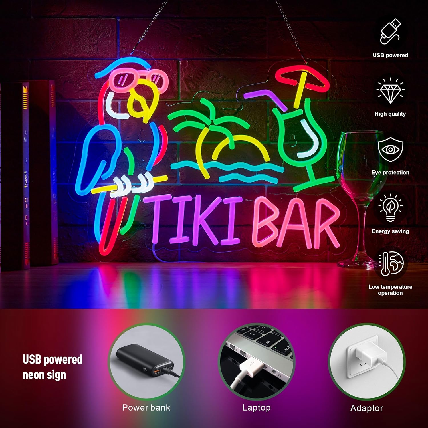 Letrero de Neón con Diseño de  - Neon Sign Party reseña y precio