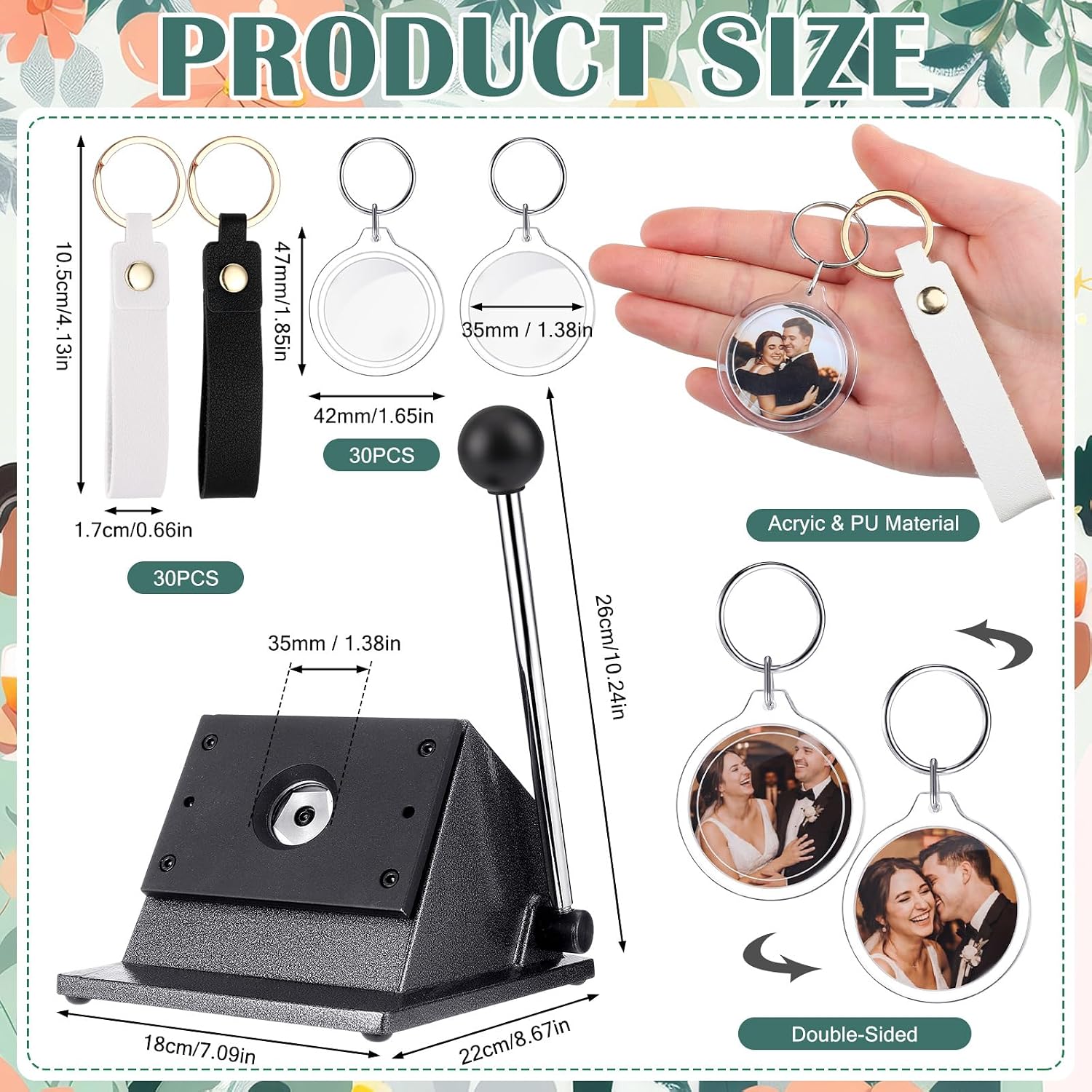 Kit DIY de 61 Piezas para Llav - Photo Booth Frame reseña y precio