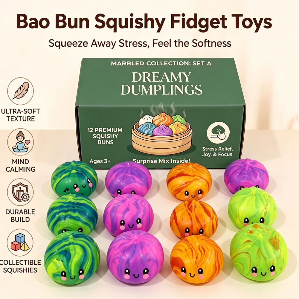 Sparkle Dumpling Squishy con C - Party Favor Bag reseña y precio