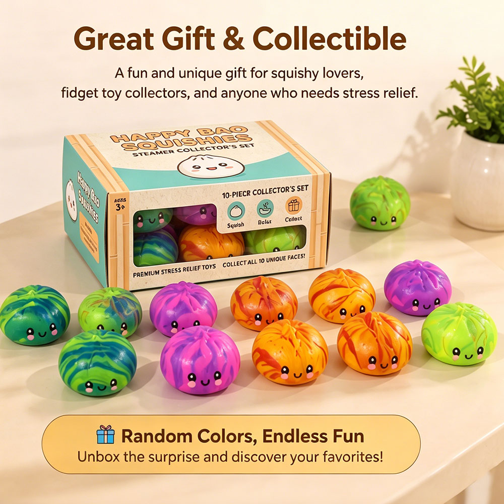 Sparkle Dumpling Squishy con C - Party Favor Bag reseña y precio