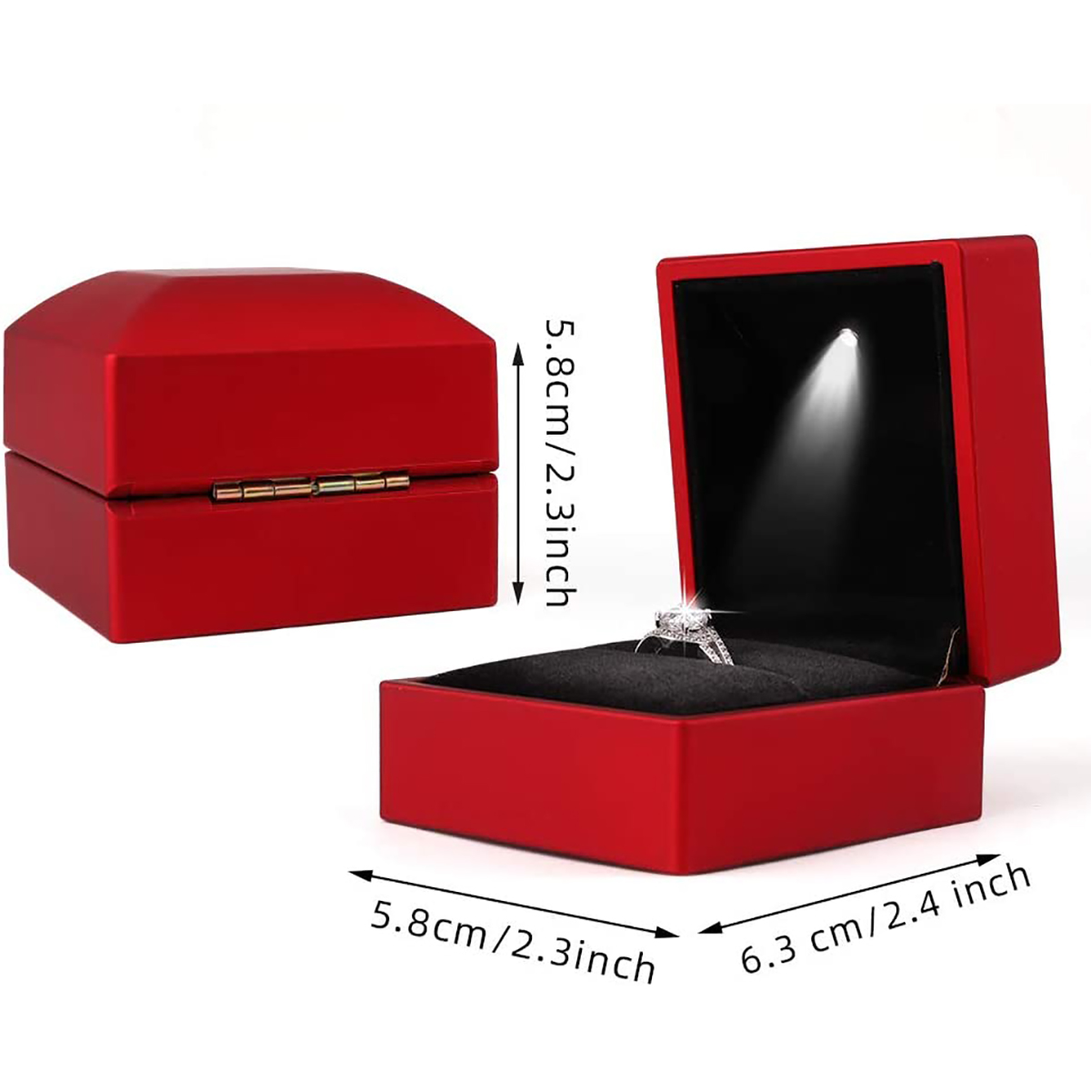 Caja de anillo de propuesta de - Event Z reseña y precio